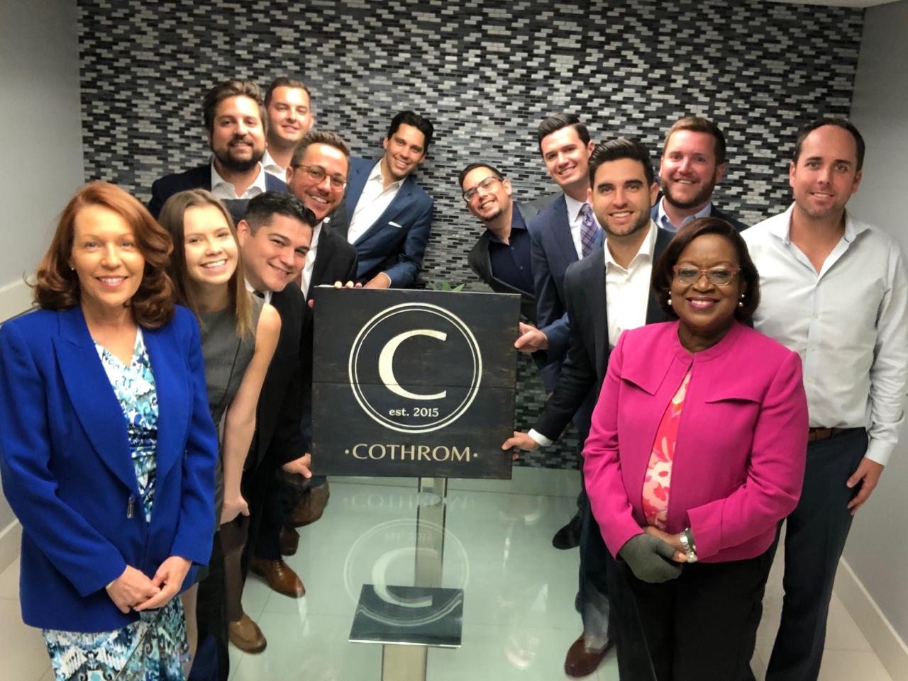 Ryan with the Cothrom team, est. 2015